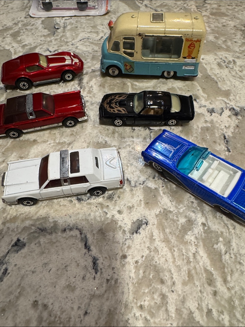 Assorted Kids Toy Car Set - Red, Blue, Black, White